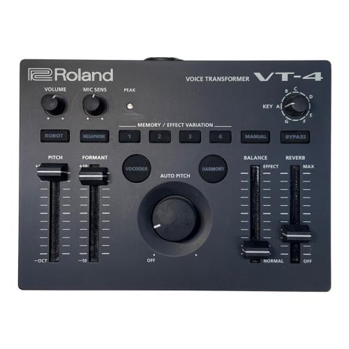 ROLAND (ローランド) ボイストランスフォーマー VT-4 通電確認のみ B4L4039