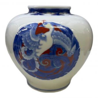 香蘭社 (コウランシャ) 花瓶 オールド/鳳凰