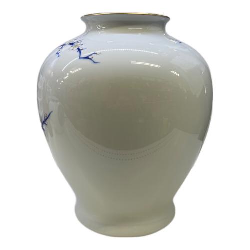 深川製磁 (フカガワセイジ) 花瓶 梅ボタン