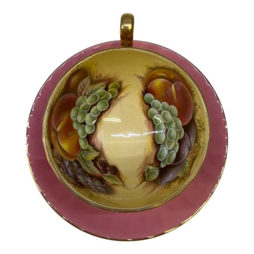 Aynsley (エインズレイ) カップ&ソーサー ピンク オーチャードゴールド