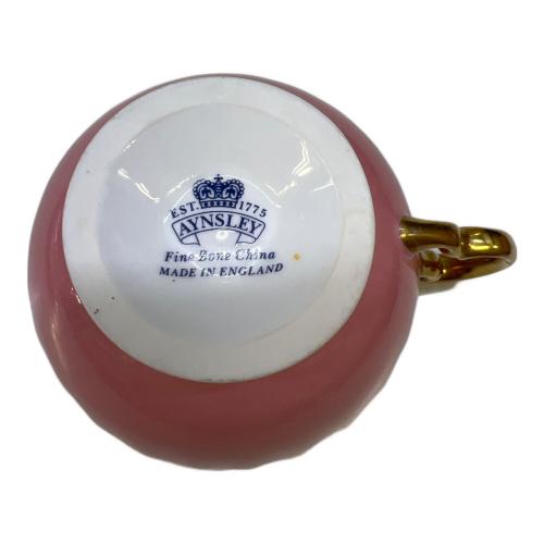 Aynsley (エインズレイ) カップ&ソーサー ピンク オーチャードゴールド