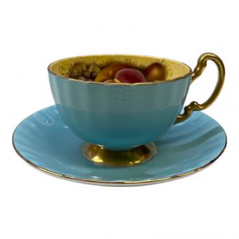 Aynsley (エインズレイ) カップ&ソーサー ブルー オーチャードゴールド