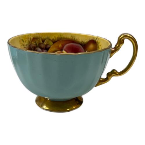 Aynsley (エインズレイ) カップ&ソーサー ブルー オーチャードゴールド