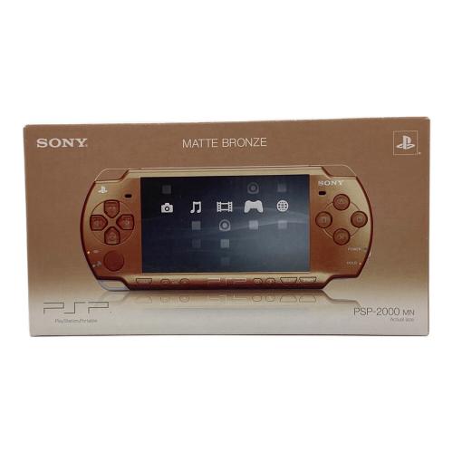 SONY (ソニー) PSP VALUE PACK PSP-2000 バッテリー欠品　通電確認済み　箱傷み有