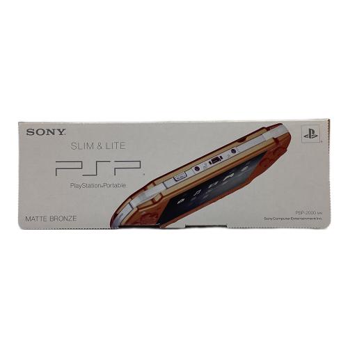 SONY (ソニー) PSP VALUE PACK PSP-2000 バッテリー欠品　通電確認済み　箱傷み有