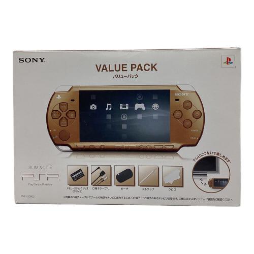 SONY (ソニー) PSP VALUE PACK PSP-2000 バッテリー欠品　通電確認済み　箱傷み有
