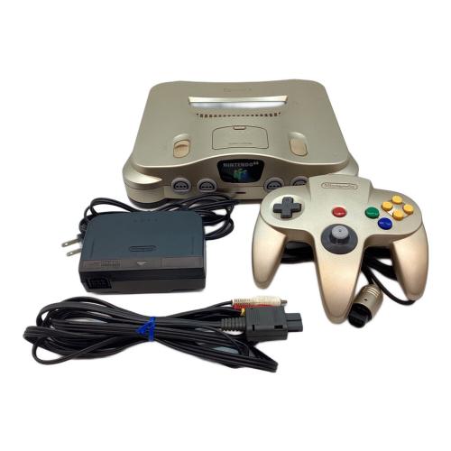 Nintendo (ニンテンドー) Nintendo64 ゴールド NUS-001 動作確認済み -