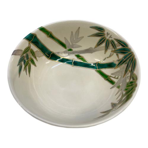 平茶碗 色絵 竹林 古垣嘉一