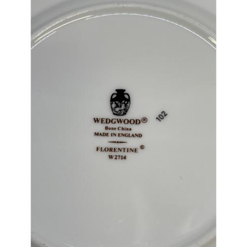 未使用ウェッジウッド フロレンティーン　ターコイズ　カップ＆ソーサー　プレート ウェッジウッド (WEDGWOOD) フロレンティーンターコイズ ティーカップ