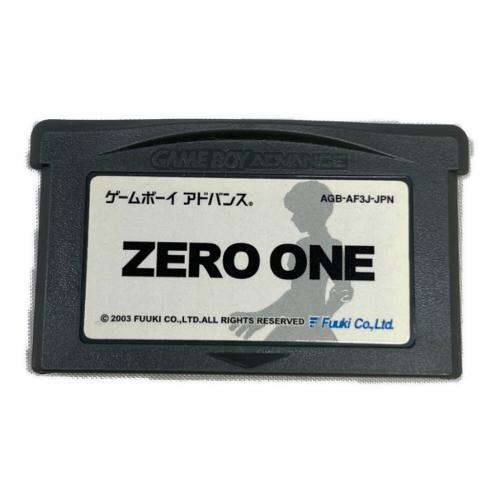 ZERO ONE ゲームボーイアドバンス用ソフト -