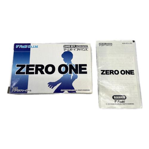 ZERO ONE ゲームボーイアドバンス用ソフト -