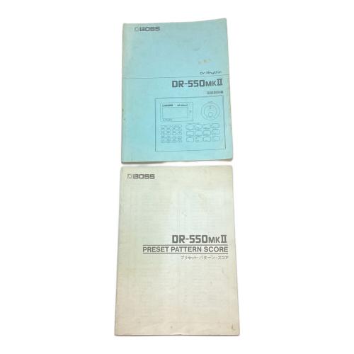 BOSS (ボス) リズムマシン DR-550MKⅡ