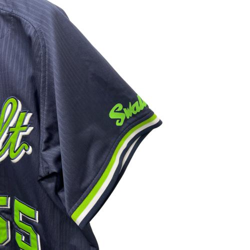 東京ヤクルトスワローズ (トウキョウヤクルトスワローズ) レプリカユニフォーム トレーニングウェア 村上宗隆 メンズ SIZE M ネイビー×グリーン