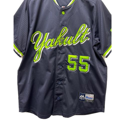 東京ヤクルトスワローズ (トウキョウヤクルトスワローズ) レプリカユニフォーム トレーニングウェア 村上宗隆 メンズ SIZE M ネイビー×グリーン
