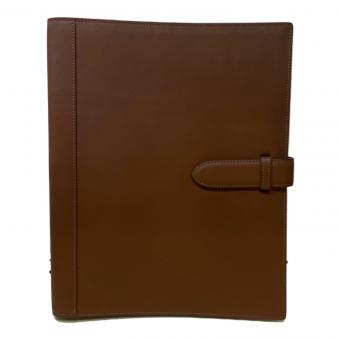 maruman  レザーバインダー ブラウン　SOMES