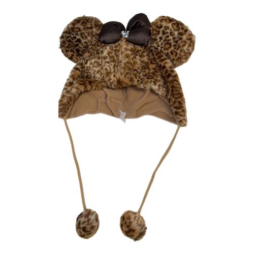 DISNEY (ディズニー) ディズニーグッズ ミニー/ヒョウ柄 ファンキャップ