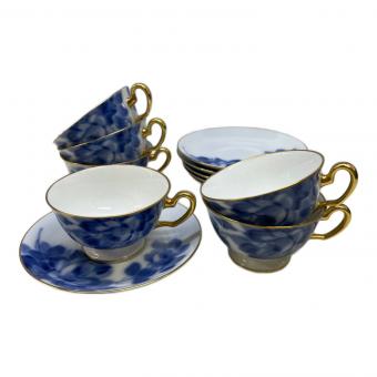 大倉陶園 (オオクラトウエン) カップ&ソーサー ブルーローズ(8011) 6Pセット