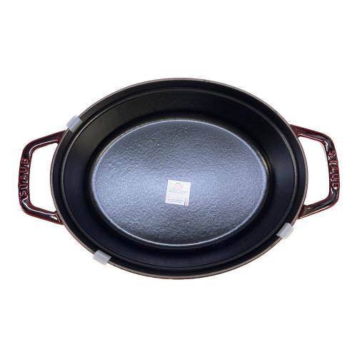 Staub (ストウブ) オーバルココット グレナティンレッド 27cm 3.2L 40500-273