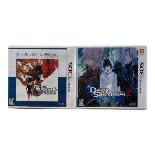 ATLUS (アトラス) 3DS用ソフト 2本セット デビルサバイバー オーバークロック（アトラス ベストコレクション）/デビルサバイバー2 ブレイクレコード CERO B (12歳以上対象)