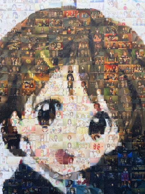 けいおん! (ケイオン) 10周年 モザイクアートタペストリー 平沢唯