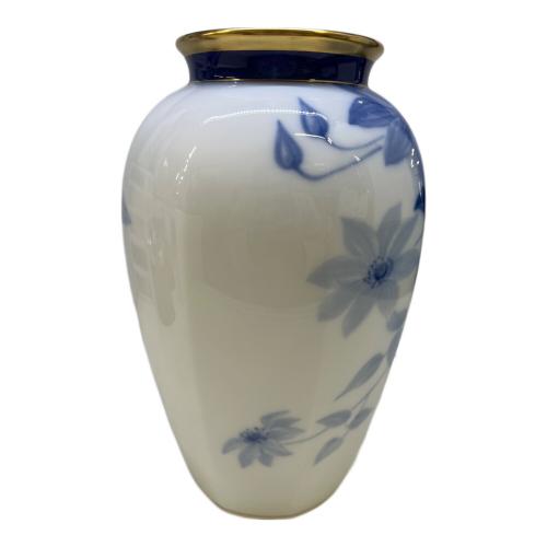 大倉陶園 (オオクラトウエン) 花瓶 クレマチス