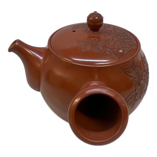 常滑焼　煎茶器5客 山田宝生 紅葉 陶歴 共箱 常滑焼 煎茶器5客 山田宝生 紅葉 陶歴 共箱