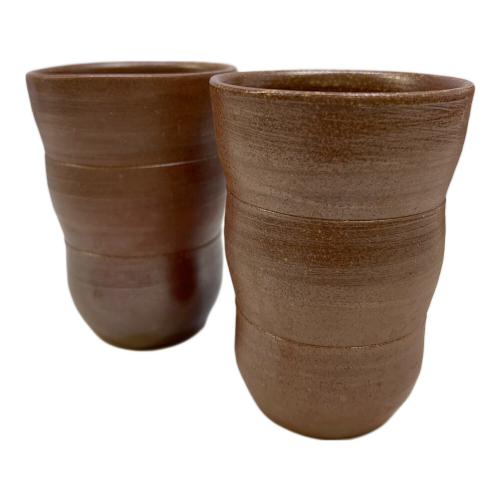 ウォーターピッチャー＆カップセット 備前焼 松