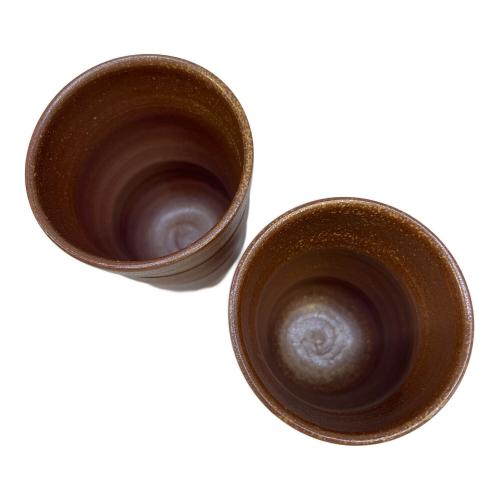 ウォーターピッチャー＆カップセット 備前焼 松