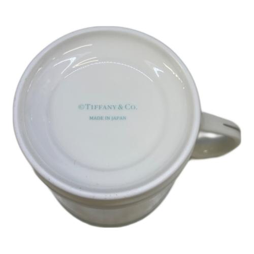 TIFFANY & Co. (ティファニー) マグカップ プラチナブルーバンド 2Pセット