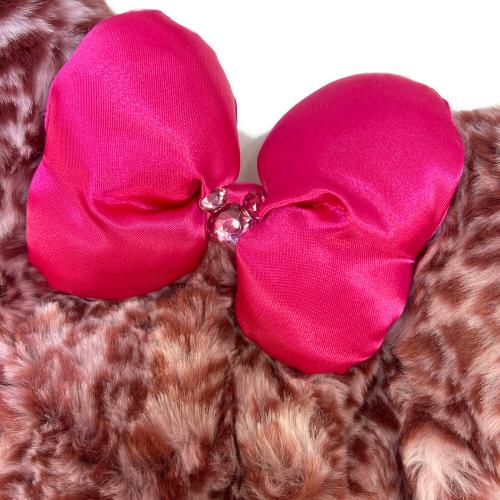 Disney RESORT (ディズニーリゾート) ファンキャップ ヒョウ柄 ピンク