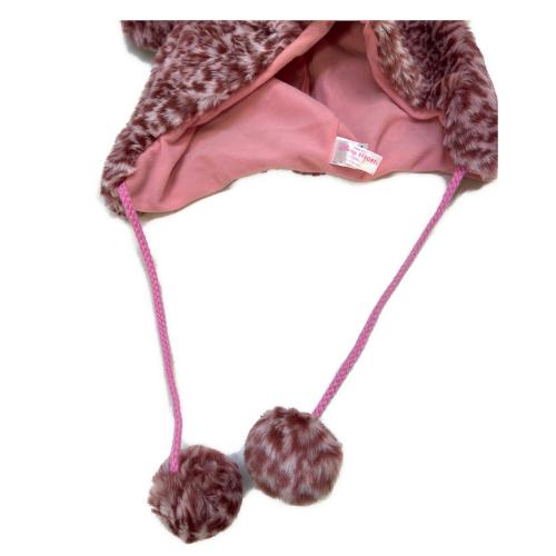 Disney RESORT (ディズニーリゾート) ファンキャップ ヒョウ柄 ピンク