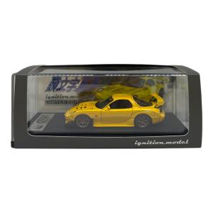 頭文字D (イニシャルD) INITIAL D Mazda RX-7 (FD3S) Yellow ミニカー 1/43スケール ※ヘッドパーツ欠品有