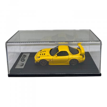 頭文字D (イニシャルD) INITIAL D Mazda RX-7 (FD3S) Yellow ミニカー