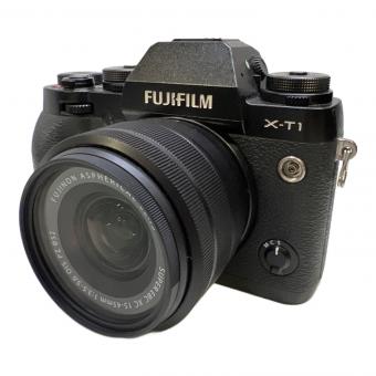 FUJIFILM ミラーレス一眼カメラ レンズ付き SUPER EBC XC 15-45mm 1:3.5-5.6 X-T1 1630万画素 APS-C 専用電池 ISO200～6400 約8コマ/秒 1/32000～1秒 42005987