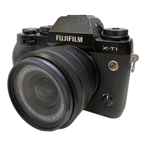 FUJIFILM ミラーレス一眼カメラ レンズ付き SUPER EBC XC 15-45mm 1:3.5-5.6 X-T1 1630万画素 APS-C 専用電池 ISO200～6400 約8コマ/秒 1/32000～1秒 42005987