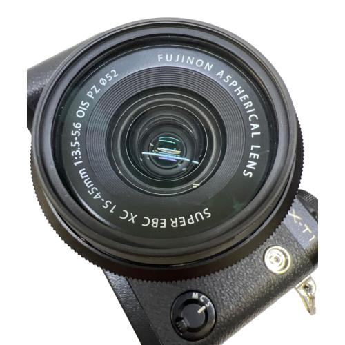 FUJIFILM ミラーレス一眼カメラ レンズ付き SUPER EBC XC 15-45mm 1:3.5-5.6 X-T1 1630万画素 APS-C 専用電池 ISO200～6400 約8コマ/秒 1/32000～1秒 42005987
