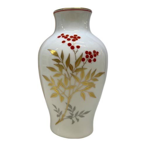 大倉陶園 (オオクラトウエン) 花瓶 南天