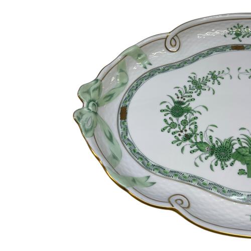 Herend (ヘレンド) オーバルプレート インドの華