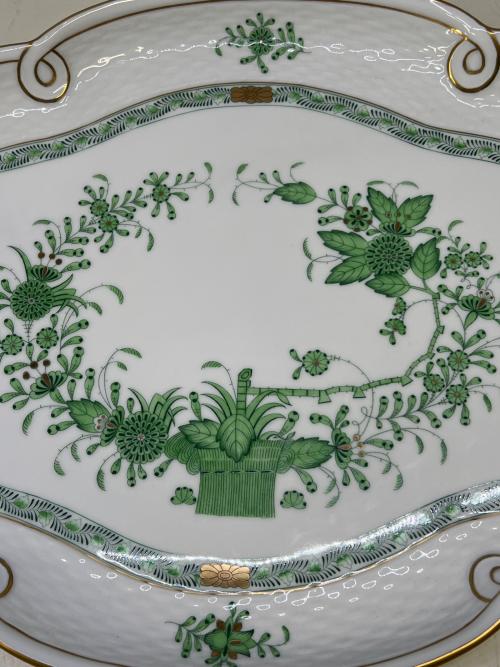 Herend (ヘレンド) オーバルプレート インドの華