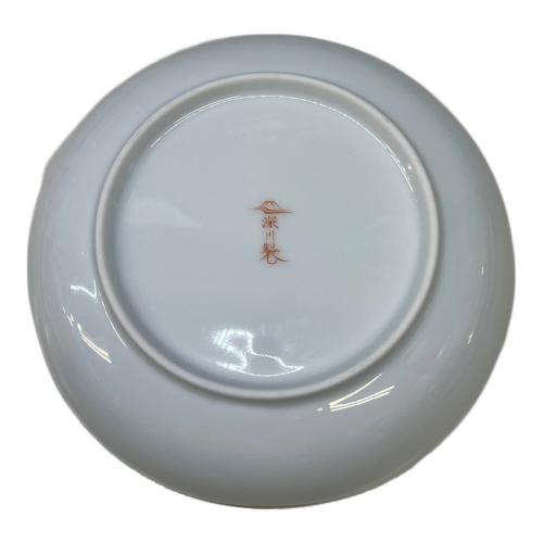 深川製磁 (フカガワセイジ) 取皿揃え 寿赤絵