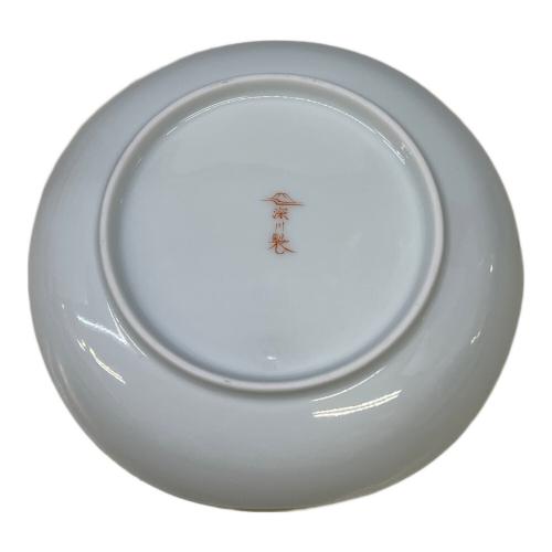 深川製磁 (フカガワセイジ) 取皿揃え 寿赤絵