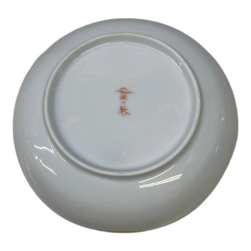 深川製磁 (フカガワセイジ) 取皿揃え 寿赤絵