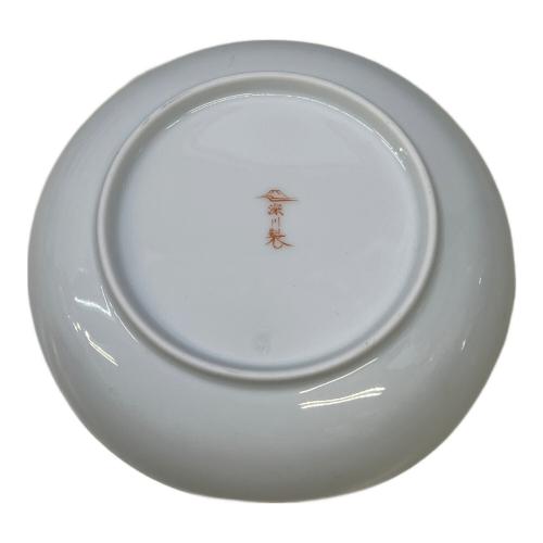 深川製磁 (フカガワセイジ) 取皿揃え 寿赤絵