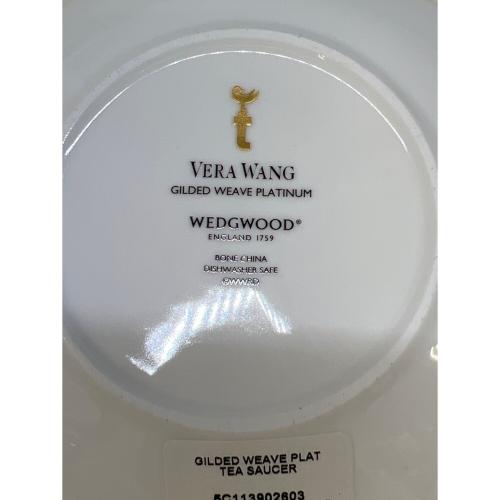 Wedgwood (ウェッジウッド) カップ&ソーサー･プレートセット ヴェラ・ウォン ギルデッドウェーブ・プラチナ