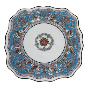 Wedgwood (ウェッジウッド) スクエアプレート フロレンティーン・ターコイズ
