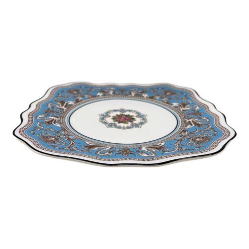 Wedgwood (ウェッジウッド) スクエアプレート フロレンティーン・ターコイズ