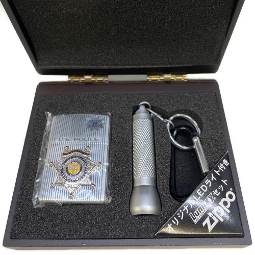 ZIPPO (ジッポ) オイルライター 2004年製 オリジナルLEDライト付き Lumixyセット