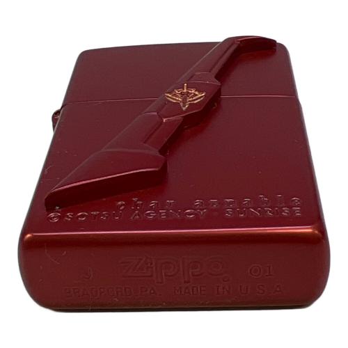 ZIPPO (ジッポ) オイルライター 2001年製 cher aznable 赤い彗星