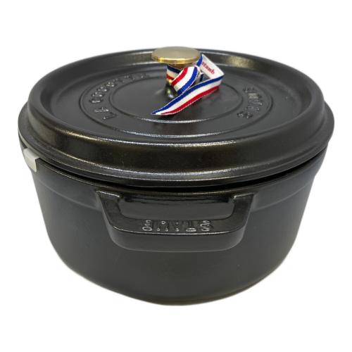 Staub (ストウブ) ピコ・ココットラウンド 40500-241 24cm ブラック
