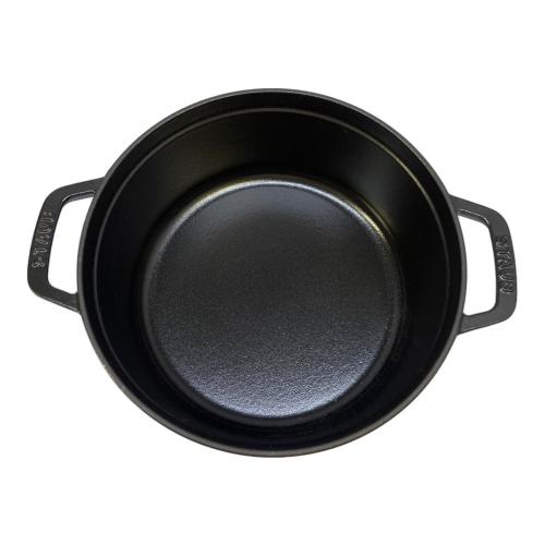 Staub (ストウブ) ピコ・ココットラウンド 40500-241 24cm ブラック